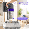 thumbnail image 2 of WHALLULTRA Cordless Vacuum Cleaner, Portable Stick Vacuum for Hardfloor and Carpet, Lightweight Vacuum Cleaner with LED Display & BLDC Brushless Motor, 2 of 8
