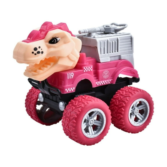 Tarmeek Construction Truck Toys for Toddlers,Dinosaur Push and Go Cars Sandbox Excavator Toy Trucks Vehicles Bulldozer Road Roller Toy,Birthday Thanksgiving Christmas Gifts for 3 Years Old Kids