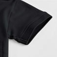thumbnail image 6 of Eltusu Boys Polo Shirts, Button Down Pullover Solid Color Short Sleeve Collar Shirts Black Size 5-6 T, 6 of 7