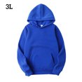 thumbnail image 1 of Sudadera con capucha Sudadera con capucha unisex de algodón Sudadera con capucha que absorbe el sudor Sudadera con capucha, Azul, 3XL Monstrate AP000776-67, 1 of 7