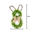 thumbnail image 5 of Easter Wreath With Lights, Wood And Fabric Door Hanging Vine, Artificial Flower Garland, Spring Home Decoration, For Front Door Wall Mantel Party Favor, 5 of 5