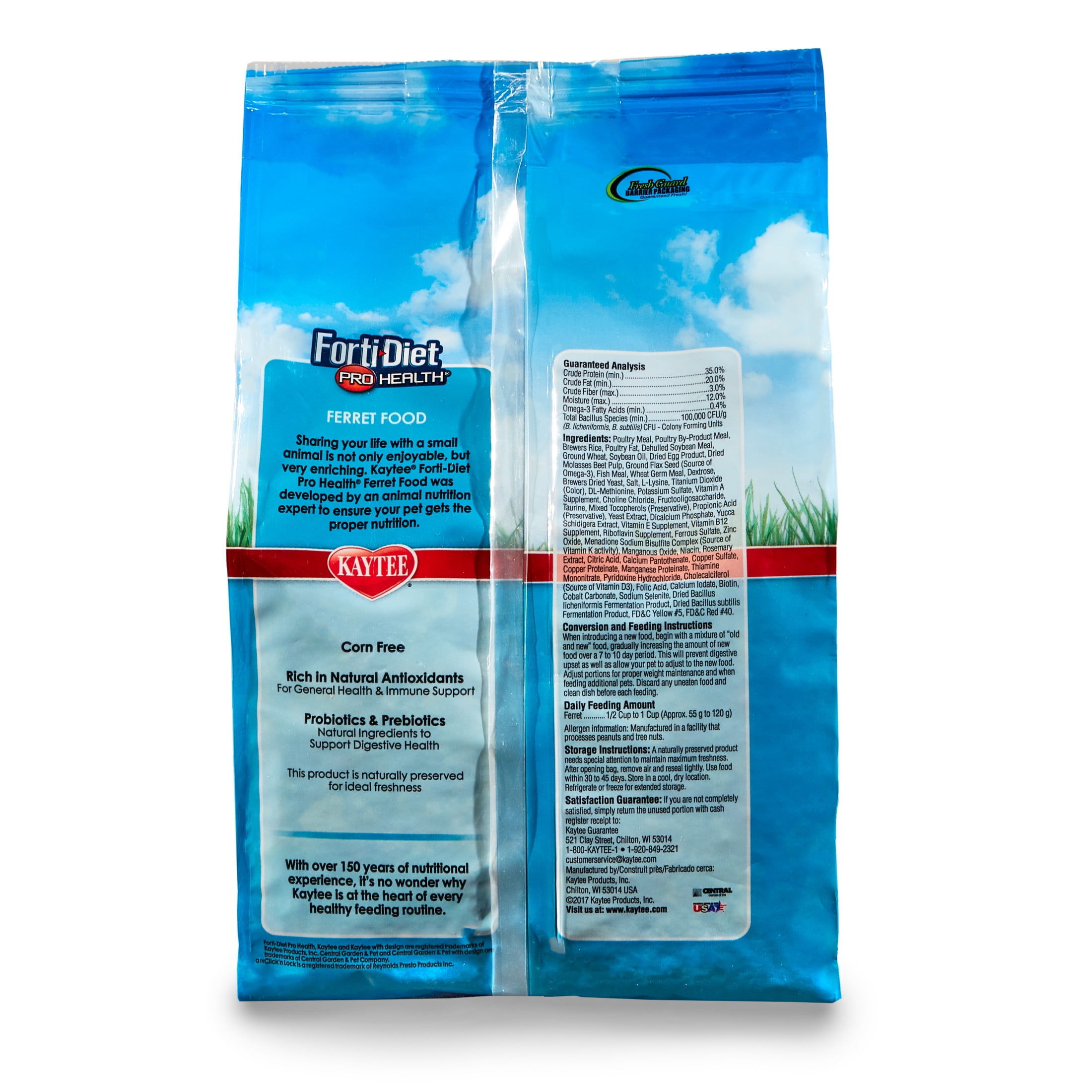 Kaytee Forti Diet Pro Health Ferret Food 3lb Walmart