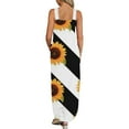 thumbnail image 3 of Robe de Soirée Summer Design Décontracté Robe Sans Manches Progressive Cou V-Cou Longue Robe Femmes Robes sur Clearance, 3 of 5