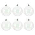 thumbnail image 5 of Raindrops Iridescent Plastic Ornament Balls for Decoration Clear Christmas Tree Pendant 8cm Round Ornaments for Party Wedding, 5 of 8