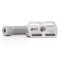 thumbnail image 4 of Rex Supply Co. Envoy Stainless Steel 3 Piece DE Razor, 4 of 5