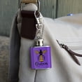 thumbnail image 3 of Queen Bee Stainless Steel 1oz Mini Flask Key Chain, 3 of 3