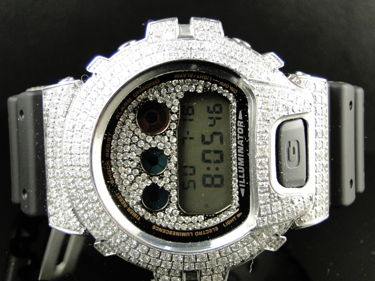 Iced out online g shock watch