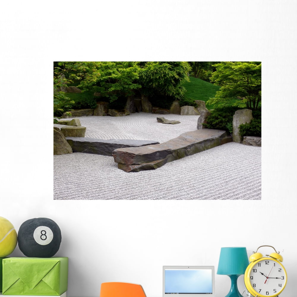 Zen Garden Wall Mural Decal Sticker, Wallmonkeys Peel & Stick Vinyl