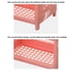 thumbnail image 4 of Estante de almacenamiento de escritorio de doble capa | Organizador de cosméticos de plástico blanco | Diseño hueco para maquillaje, condimentos de cocina, oficina, baño y dormitorio | Estante, 4 of 6
