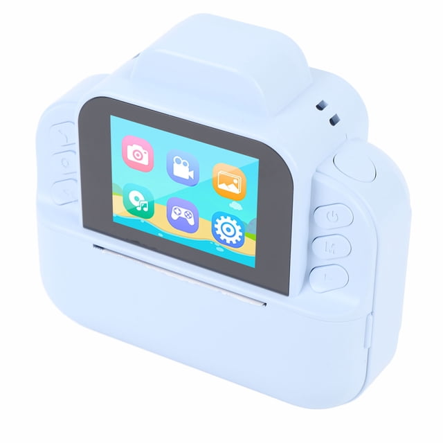 Instantánea de Cámara para Niños, Pantalla de 2.4 Pulgadas 48MP 1080P 6x Zoom Digital, Cámala Instantánea Digital Para Niños Con Papel Icreso, Regalos para Nielos