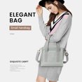 thumbnail image 4 of Bolso Hombro Lona Reutilizable Con Asa Superior Femenino para Compras, 4 of 7