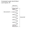 thumbnail image 3 of Unique Bargains Ressort de Compression en Acier Inoxydable 304 5mmx0.4mmx15mm Capacité de Charge 2N 15 Pcs, 3 of 5