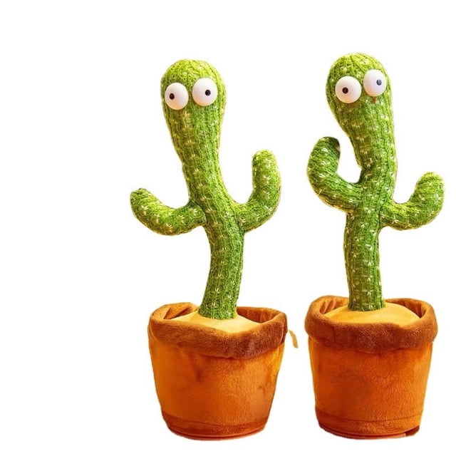 Puede bailar, el cactus tiembla con una escultura de arena de muñeca eléctrica, un juguete de peluche que puede aprender a hablar y cantar, regalo de cumpleaños
