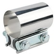 thumbnail image 1 of Adjustable Stainless Steel DIY Exhaust Muffler Connector Sleeve Clamp 2 inch, 1 of 9