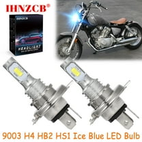 IHNZCB for Yamaha V Star XV250 XVS650 XVS950 XVS1100 XVS1300 - 2X HS1 9003 H4 HB2 LED Headlights Bulb 55W Ice Blue YTL,Motorcycle Light,Y104
