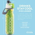 O2COOL 20 fl oz Mist N' Sip Sports Water Bottle, Squeezable, Refillable