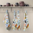 thumbnail image 2 of Colorful Insects Flowers Kitchen Dish Towels Set of 6 Absorbent Hand Towels, Lint-Free 18"x28" Spring Fast Drying Hanging Dishcloths for Cooking Baking Home Clean, 2 of 7
