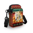 thumbnail image 3 of HELLHERO Women Adjustable Shoulder Strap Women Shoulder Bag 4.33x1.97x7.09 for Women Polyester, White Horse in Sunflower Field, 3 of 7