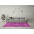 thumbnail image 3 of Ahgly Company Indoor Rectangle Abstract Purple Modern Area Rugs, 7' x 9', 3 of 4