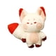 thumbnail image 5 of Preciosos zorros de peluche, zorros de peluche, juguete coleccionable para decoración del hogar, recuerdos de fiesta. cola pequeña roja blanca, 5 of 9