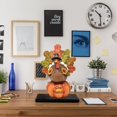 thumbnail image 3 of Decoraciones De Acción De Gracias, Adornos De Calabaza De Pavo De Resina, Decoración De Otoño De Pavo De Mesa Para El Día De La Cosecha De Acción De Gracias Methold HA036579-00, 3 of 6
