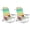 Colourful, variant on Beach Chair 2 Pack Folding Backpack Chairs for Adults 330lbs Capacity, Low Layout Lay Flat Beach Lounge Chair with 5 Positions, Heavy Duty Aluminum Camping Chair w/ Headrest Towel Bar Storage Pocket
