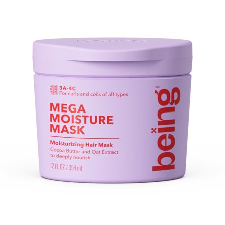 being MEGA MOISTURE Moisturizing with Coco Butter and Oat Extract Hair Mask 354mL