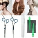 thumbnail image 5 of Juego de 5 tijeras profesionales para cortar el pelo, tijeras de peluquería, tijeras de entresacar y peine, herramienta de peluquería, 5 of 12
