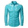 thumbnail image 4 of BOOMNY Toddler Boys Western Cowboy Shirts Long Sleeve Lapel Embroidery Buttons Shirts for Boy Soft Dailywear, 4 of 4