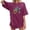 Purple, variant on Graphic Tennis Tees for Women T-Shirts Sea Turtle Shirt For Women Life Graphic Tee for Everyday Casual Comfort on Spring Autumn Seasons Beige XXL