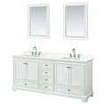 thumbnail image 3 of Wyndham Collection Wcs202080d-Qtz-Us3m24 Deborah 80" Free Standing Double Basin Vanity Set, 3 of 7