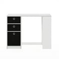 thumbnail image 2 of Furinno 15110 JAYA Modern Computer Study Desk, White/Black, 2 of 6