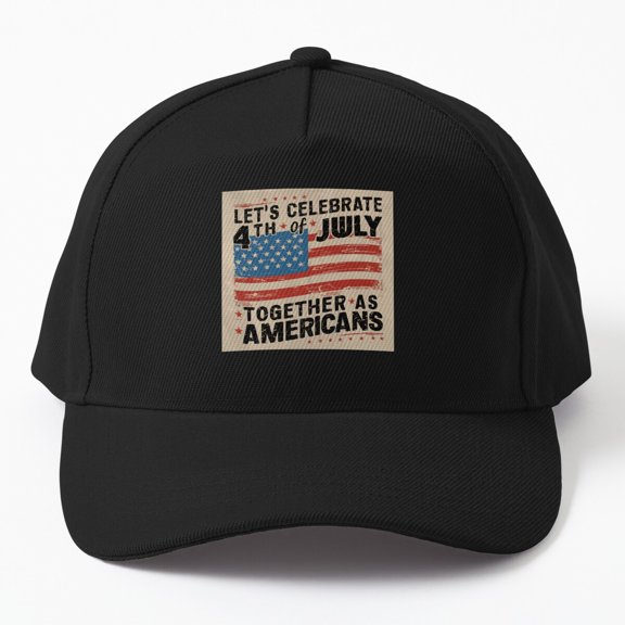 Memorial Day American Flag Baseball Cap, July Fourth Remembrance Graphic Design, Classic Hat