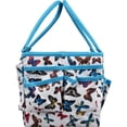 thumbnail image 5 of SINGER Large Craft Storage Tote Bag, Sewing Storage Organizer, Multicolor Butterfly Print, 1 Count, 5 of 10