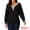 Black, variant on DARING DIVA Long Sleeve Lace V Neck Pullover Sweater Jumper Top S Black