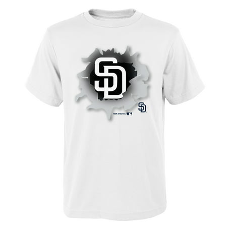 MLB San Diego PADRES TEE Short Sleeve Boys OPP 100% Cotton Alternate Team Colors