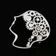 thumbnail image 3 of QQTDFG Vintage Style Crystal Steampunk Brain Human Head Brooch Pin New Fashion Gift-default, 3 of 6