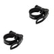 thumbnail image 2 of Eigraketly Tija de sillín de bicicleta de aluminio, ultraligera, de liberación rápida, para bicicleta de carretera, MTB, montaña, tija de sillín, negro 31.8 mm 2piezas Eigraketly  CBP099385, 2 of 5