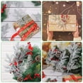 20 Pcs Christmas Glitter Branches Artificial Christmas Picks Floral ...