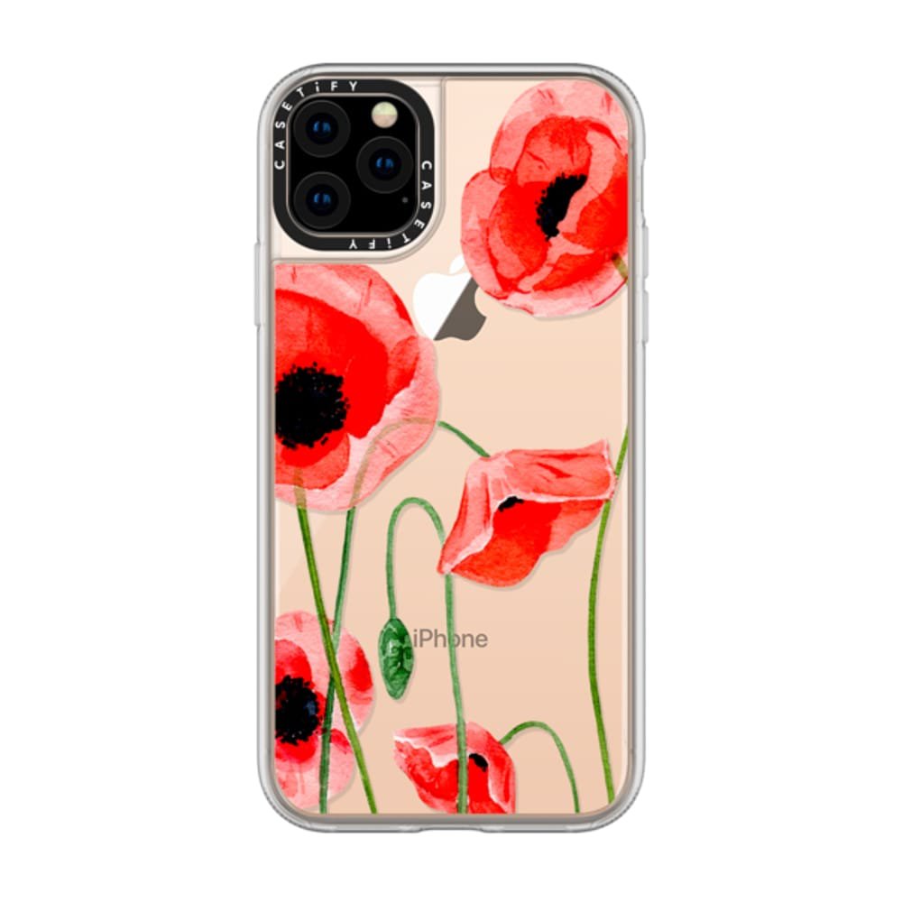 Casetify Grip Case Red Poppies for iPhone 11 Pro Max Cases Walmart