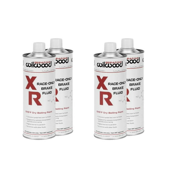 Wilwood Brake Fluid XR Racing 500ml Can NON-DOT 4pk