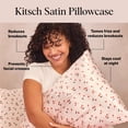 thumbnail image 3 of Funda de almohada satinada con estampado de cerezas kitsch, tamaño queen, 50 x 66 cm, 3 of 8
