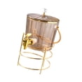 thumbnail image 2 of Beverage Dispenser Cold Water Jug Drink Dispenser for Kitchen Home Household brown, 2 of 8