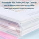 thumbnail image 4 of 12Pack Plastic Envelopes, Binder Pockets for 3/4/11 Ring Binder,Expandable Document Organizer with S, 4 of 5