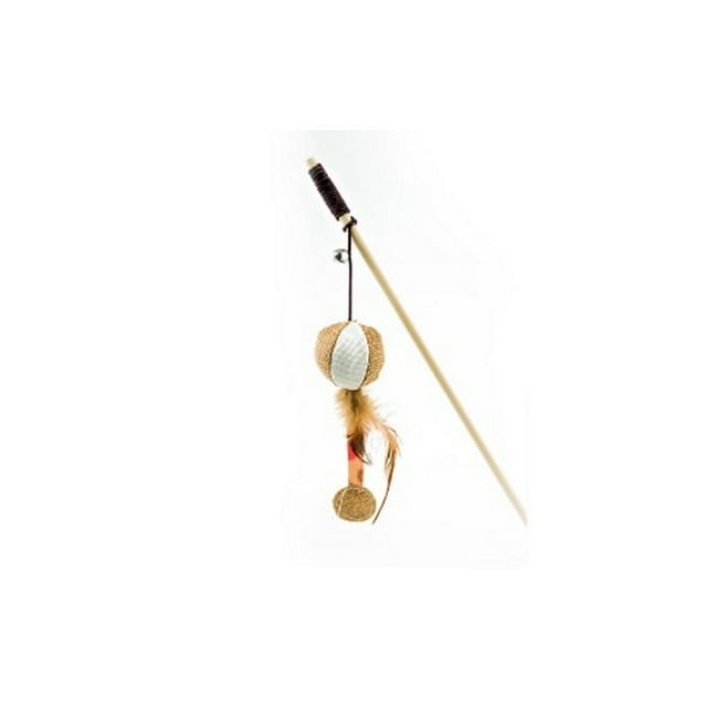 Juguete Gato Pawffy Stick Cuerda Interaactivo Cascabel Sunny Sunny SP-3768