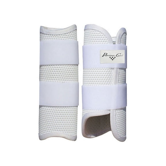 M- White Professional Choice Pro Performance Cross Country Rear Leg Boot Horse