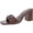 Brown, variant on Madden Girl Womens Gracy Slip On Padded Insole Slide Sandals