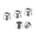 thumbnail image 2 of 4 tornillos para plato de bicicleta, tornillos dobles individuales para reparación de bielas de bicicleta, ciclismo plata de 5 a 6 mm Cola Pernos de plato de bicicleta, 2 of 7