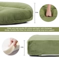 thumbnail image 2 of 5pcs Velvet Glider Rocking Chair Replacement Cushion Set Soft Non-Slip w Pockets, 2 of 7