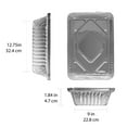 thumbnail image 2 of Handi-Foil Aluminum Meal Prep Pan with Folded Lids, 13 x 9 Inch, 2 Count, 2 of 3